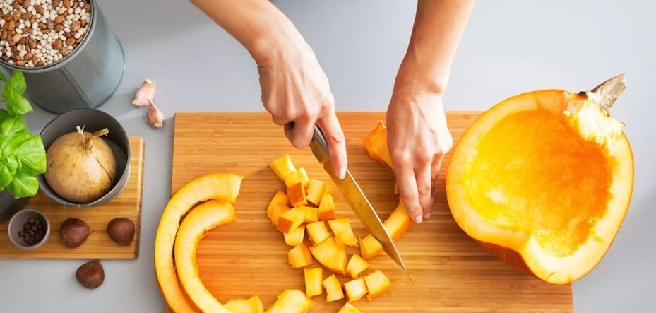Un régime de citrouille